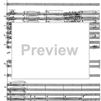 Concerto for flute, wind instruments and percussion - Score