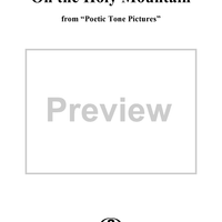 On the Holy Mountain, No. 13 from "Poetic Tone Pictires", Op. 85
