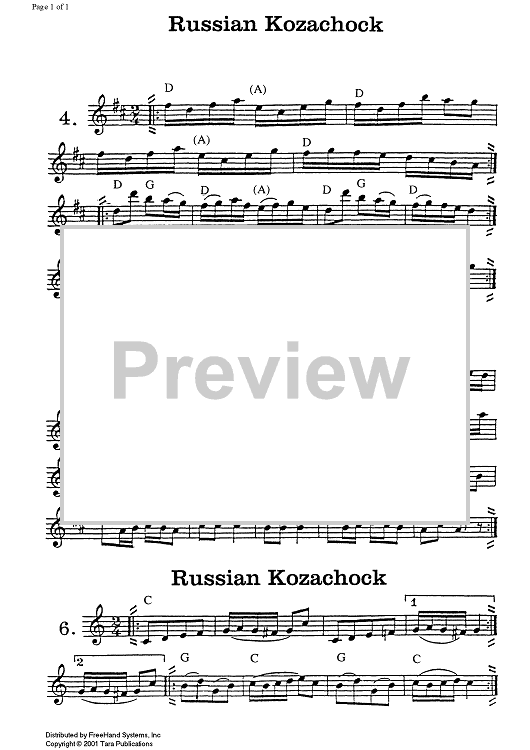 Russian Kozachock No. 4/6