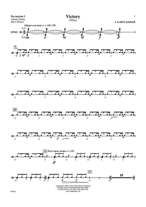Victory - Percussion 1