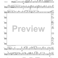 Two Madrigals, Vol. 5 - from Morley's "First Book of Madrigals to 4 Voices" (1594) - Trombone 2