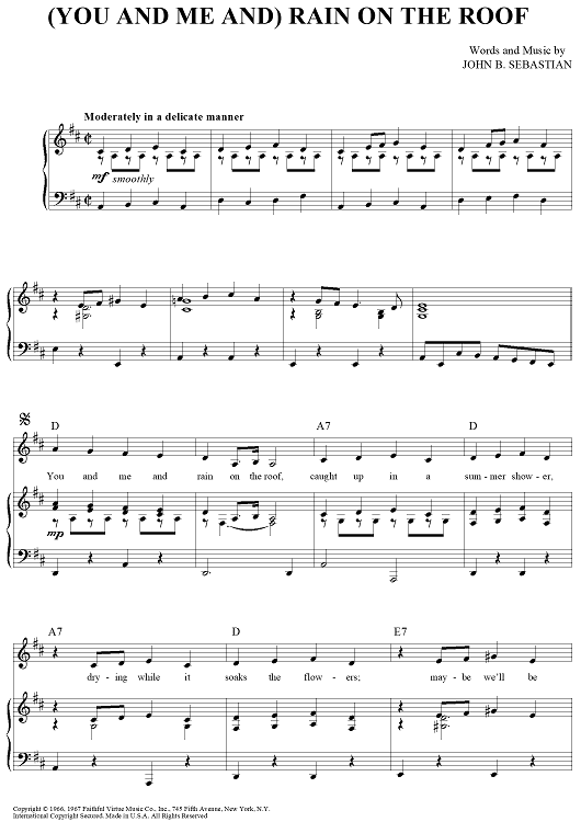 (You and Me And) Rain on the Roof