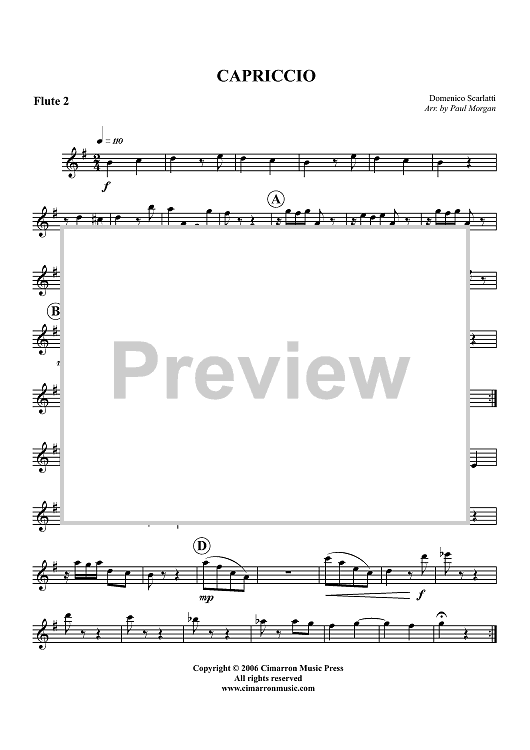 Capriccio - Flute 2
