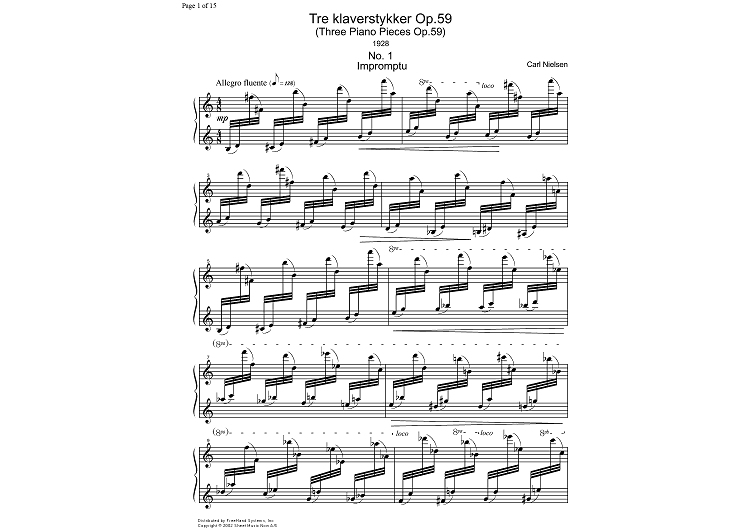 3 Piano Pieces Op.59 - Piano