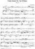 Violin Sonata No. 2 - Piano Score