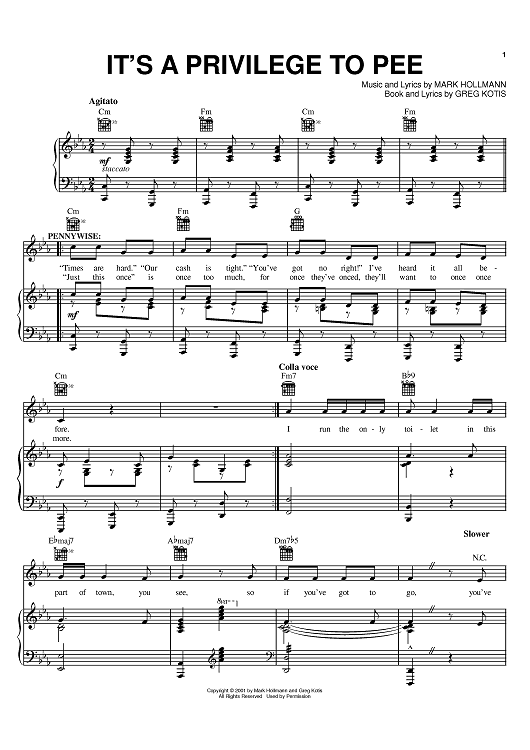 It's A Privilege To Pee