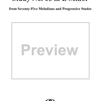 Study No. 68 in E Minor