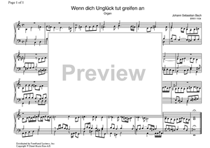 Wenn dich Ungluck tut greifen an BWV 1104