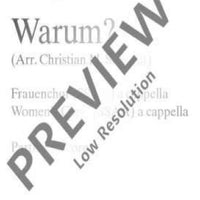 Warum? - Choral Score