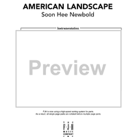 American Landscape - Score