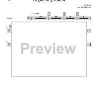 Fugue in g minor - Timpani