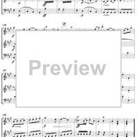 String Trio in A Major, Op. 1, No. 2 - Score