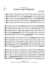 Canzon super Belgicam - Score
