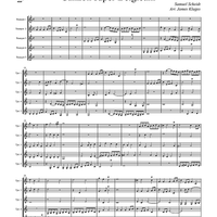 Canzon super Belgicam - Score