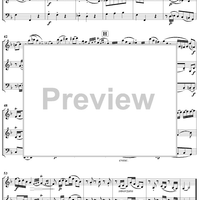 String Trio in B-Flat Major, Op. 1, No. 5 - Score