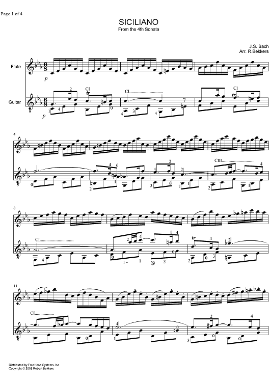 Siciliano BWV 1031