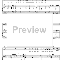 Ancor non so - Score