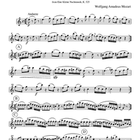 Romanza - from Eine Kleine Nachtmusik, K. 525 - Part 1 Flute, Oboe or Violin