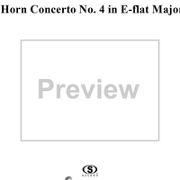 Horn Concerto No. 4 in E-flat Major, K495 - Piano Score
