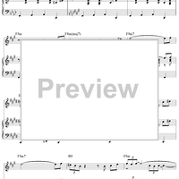 A Taste of Honey - Piano Score