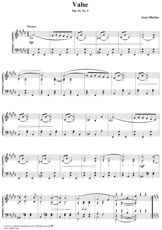 Valse (Op. 24, No. 5)