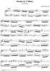 Sonata in A minor - K341/P103/L140