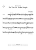 Tis the Gift to be Simple - Euphonium