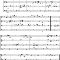 Quartet No. 12, Movement 3 - Score