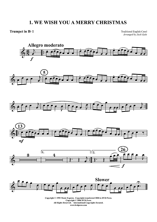 Christmas Set 1 - Trumpet 1