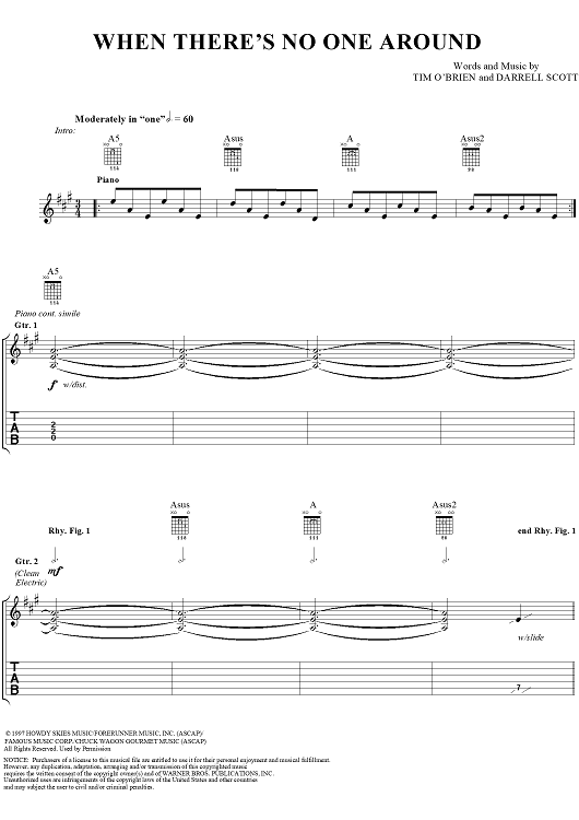 When There's No One Around