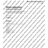 Missa Argentina - Violin 1