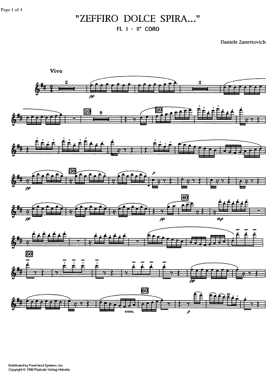 Zeffiro Dolce Spire [set of parts]