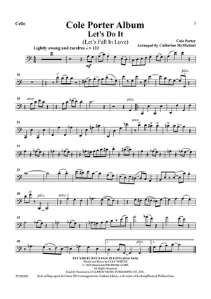Cole Porter Album for Piano Trio - Cello
