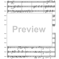 Canadian Fanfare - Score