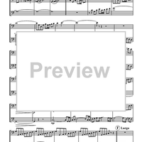 Suite No. 3 in C - Score