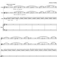 Piano Quartet no. 1 in G minor, op. 25: Movement 2