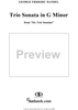 Trio Sonata no. 2 in G minor - op. 2, no. 2  (HWV387)