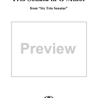 Trio Sonata no. 2 in G minor - op. 2, no. 2  (HWV387)