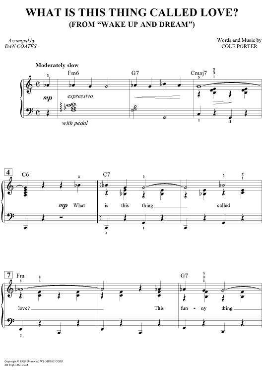 What Is This Thing Called Love?