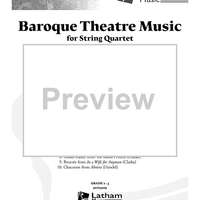 Baroque Theatre Music - Score