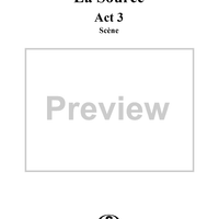 La Source, Act 3, No. 28: Scène