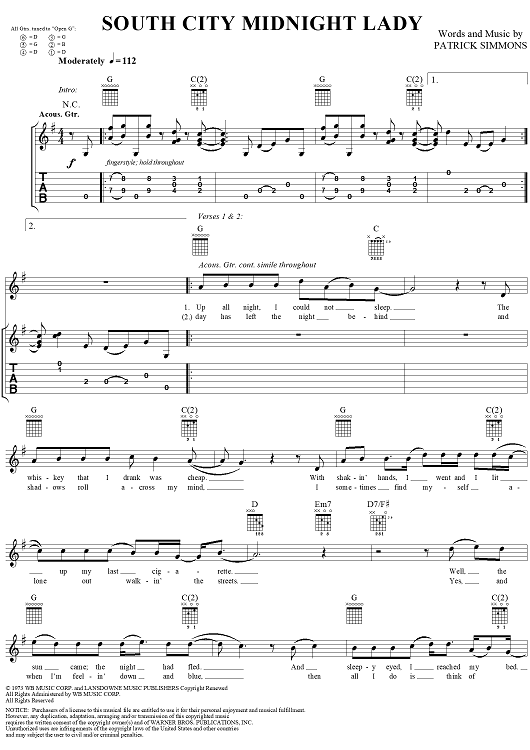 South City Midnight Lady