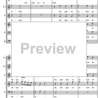 Tu es Petrus - Score