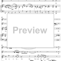 "Gelobet sei der Herr, mein Gott", Aria, No. 3 from Cantata No. 129: "Gelobet sei der Herr, mein Gott" - Piano Score