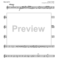 Hallelujah, Amen - From "Judas Maccabaeus" - Horn in F 2
