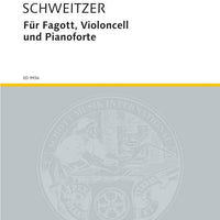 Für Fagott, Violoncell und Pianoforte - Performance Score