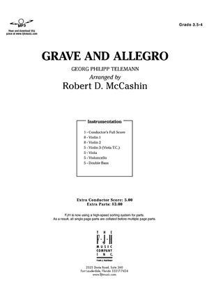 Grave and Allegro - Score Cover