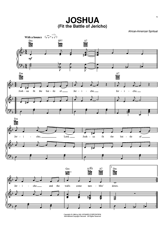 Joshua (Fit The Battle Of Jericho)