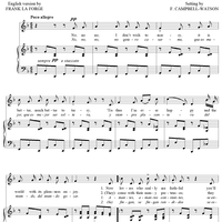 I Don't Wish To Marry (No quiero casarme)