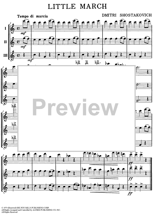 Little March - Flute / Piccolo